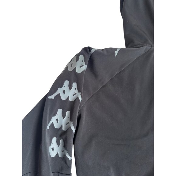 Kappa Women's Medium Black Hooded Zip-Up Jacket - Picture 9 of 10